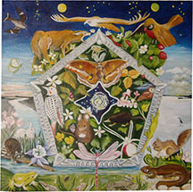 A montage of animals, birds and vistas inspired by my life on Camano