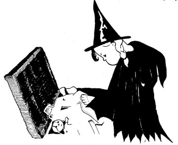 Susan dresses herself as the Wicked Witch