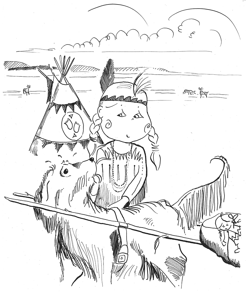 susan and her travois 72